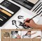 27-Piece Charcoal Drawing Set – Black & White Pencils with Graphite Sticks for Sketching & Shading